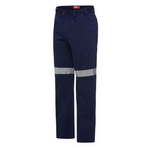 Pantalon de travail cargo pour homme avec poches latérales, pantalon tendance pour homme, coupe régulière, décontracté, bleu marine - Product Image 1