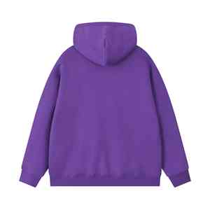 Sweatshirts personnalisés de divers types de processus et poids automne cardigan pull à capuche veste avec fermeture éclair lourde à capuche - Product Image 5