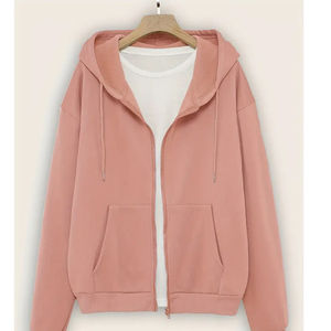 Nuevo diseño de moda, sudaderas con capucha para mujer, poliéster transpirable, secado rápido, Sudadera con capucha para mujer, Sudadera de punto de manga larga de gran tamaño para mujer - Product Image 3