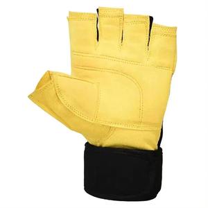 Guantes de fitness de gimnasio de alta calidad con logotipo personalizado, el mejor material, cuero de baja tasa, nuevo estilo, venta al por mayor, buen fabricante para exteriores - Product Image 4