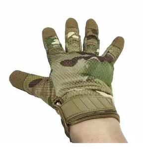 OEM ODM Low MOQ Winter Fleece Warm Deer Duck Hunting Gloves Men Women Anti-Slip Lightweight Camo Shooting Hiking Glove
