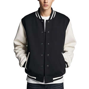 Jersey de béisbol de tamaño superior, chaqueta de poliéster para hombre, tejido de punto europeo transfronterizo personalizado de fábrica, jersey de poliéster 100% - Product Image 1