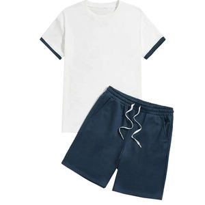 Vêtements de sport d'été Chemises et pantalons Streetwear Vêtements décontractés pour hommes Ensemble court pour hommes - Product Image 6