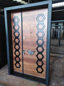 ABSDOOR RAYON Porte en acier élégante MDF de haute sécurité avec rayonne antivol Qualité isolation phonique thermique turque - Product Image 4