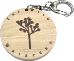 Elegant Round Wooden <b>Keychain</b> – Key Ring Gift for Souvenir & <b>Personalized</b> Branding - Product Image 3