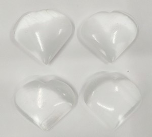 Cristales de Selenita en Forma de Corazón de la Mejor Calidad, Semipreciosos, para Meditación y Decoración - Product Image 1