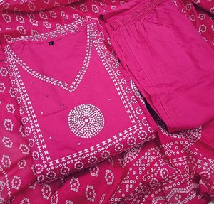 ชุดซาลวาร์มาเมซที่ทันสมัยพร้อมวัสดุคอตตอนแอกทำงานสวยงามสำหรับเทศกาล - Product Image 5