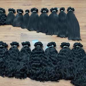 Mega Sale 2025 Produit chaud Cheveux vietnamiens crus Paquet naturel droit Trame de cheveux non traités en stock pleine longueur - Product Image 2