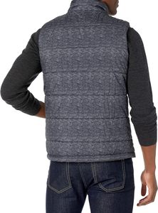 Venta al por mayor logotipo personalizado en blanco de cuero de los hombres chaleco chaqueta acolchada transpirable invierno - Product Image 3