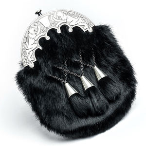 Sporran de piel de conejo de fabricación profesional, último diseño, duradero, ligero, personalizable, logotipo de Color, accesorio de fiesta escocés - Product Image 3