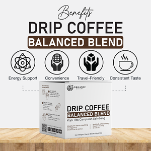 Café Orgánico en Polvo Instantáneo, Cremoso y Dulce, Mezcla Equilibrada de Arábica, 12g X 10 Unidades, Empaquetado en Caja y Bolsa - Product Image 6