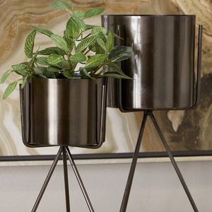 Jardinière en métal conçue sur mesure OEM fabricant de pots de fleurs et de jardinières de style fermier en Inde de la meilleure qualité - Product Image 6