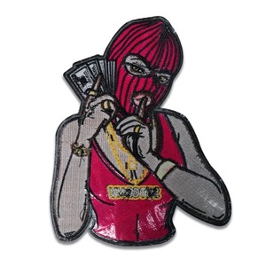 Parche grande personalizado de diseño, parches de chenilla, adhesivo termocolante bordado para planchar - Product Image 6