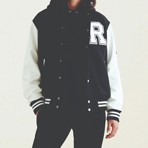 Nouveau design vestes universitaires en toile à la mode patchs en chenille Letterman College Bomber Baseball hommes respirant hiver OEM - Product Image 1