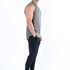 Personnalisé Slim Active Gym Workout Débardeur T-shirt en coton sans manches pour Muscle Fitness Training Casual Plus Size Sports Design OEM - Product Image 2