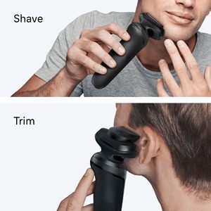 Afeitadora Eléctrica Inalámbrica Smart Care para Hombre, Uso en Seco y Húmedo, 50 Minutos de Autonomía, Cinco Cuchillas, Resistente al Agua, Color Negro, Certificación IPX7 - Product Image 3