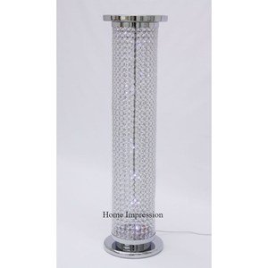 Silver Color Finishing Shiny Polished Stand and <b>Frame</b> With <b>Crystal</b> Beaded Designer Attractive Look Top Quality Harlow Stand - Product Image 1