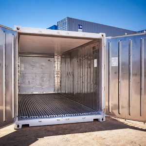 Stainless Steel Liner Aluminum T Floor 20 ft Length High Quality 33.7m3 Capacity Clean Second Hand <b>Refrigerated</b> <b>Container</b> - Product Image 5