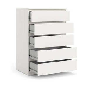Minimal 5 <b>Drawer</b> <b>Chest</b> <b>of</b> <b>Drawers</b> <b>White</b> High Gloss Hot <b>Sale</b> <b>Drawer</b> Cabinet - Product Image 5