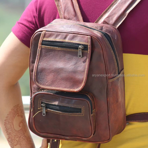 Véritable Cuir véritable Élégant À La Main Sac À Dos Sac À Dos Sac - Product Image 3