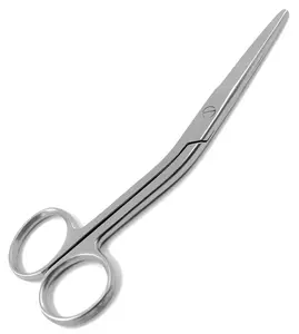 مقص بزاوية تطريز 5.5 بوصة أدوات صناعة فساتين الخياط للجراحة مصنوعة من الصلب الذي لا يصدأ CE