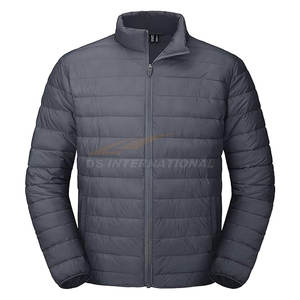 Chaqueta acolchada con aislamiento para hombre al por mayor abrigo de invierno ligero a prueba de viento y repelente al agua con carcasa de nailon transpirable suave - Product Image 1