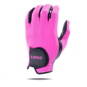 Factory Direct Custom Logo All-Weather Breathable Cabretta Sheepskin Golf <b>Gloves</b> for <b>Men</b> and Women UV Protected for Sports Use - Product Image 4