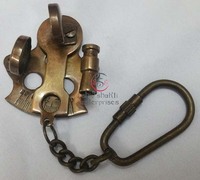 Antika Kaplama El Yapımı Denizcilik Eşyası Eşsiz Tasarımlı Pirinç Cam Lüks Vintage Tarzı Koleksiyonluk Hediyelik Dekoratif Sextant