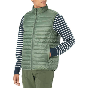 Custom Men Lightweight Reversible Waterproof Puffer <b>Vest</b> Bubble Sleeveless Breathable Winter Warm OEM Service Outdoor Use - Product Image 1