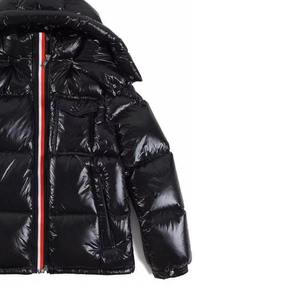 Vestes d'hiver pour hommes Vente en gros Vestes en peluche Vêtements d'extérieur à fermeture éclair Automne duvet Hiver Vestes en peluche pour hommes Haute qualité Noir OEM - Product Image 5