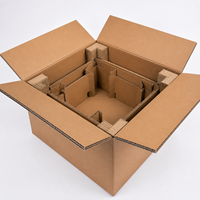 Carton ondulé robuste sur mesure pour l'emballage d'équipements industriels à l'exportation