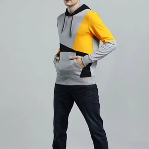 Sudaderas con capucha de hombre de talla grande de algodón orgánico pesado con estampado personalizado y logotipo personalizado, jersey de alta calidad, ropa de calle con capucha - Product Image 4