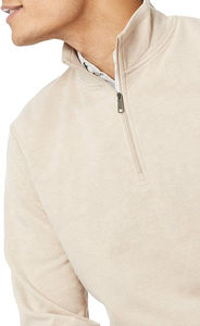 Hecho para la comodidad, esta sudadera con media cremallera para hombre es una pieza versátil que puedes usar para relajarte, hacer recados o ponerte capas sobre la marcha. - Product Image 6