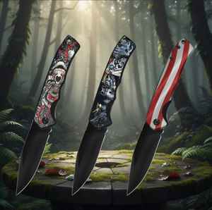 มีดพับพกพา 1 ชิ้น ด้ามไม้ สแตนเลส สำหรับกิจกรรมกลางแจ้ง ตั้งแคมป์ ล่าสัตว์ (OEM) ขายส่งจากโรงงาน - Product Image 4