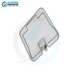 Couvre-panier unique pour panier plat à base plate, en acier inoxydable haute performance, manuel, réutilisable, pour stérilisation médicale - Product Image 4