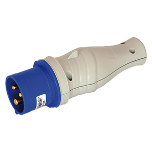 Adattatore Industriale 16A a 2 Poli (Senza Terra) con Connettore a Occhiello - Product Image 1