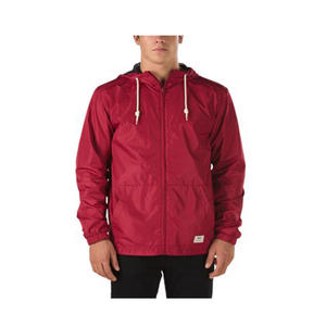 2 colores a prueba de viento de nylon media cremallera hombres por encargo en blanco chaqueta cortavientos hombres - Product Image 6