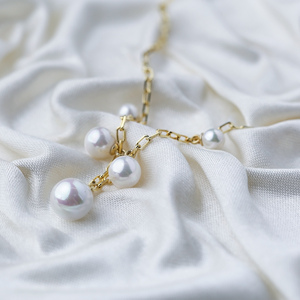 จี้ไข่มุกหลายเม็ดอัญมณีชั้นดีสีเงินสเตอร์ลิง925ตุรกีขายส่ง - Product Image 2