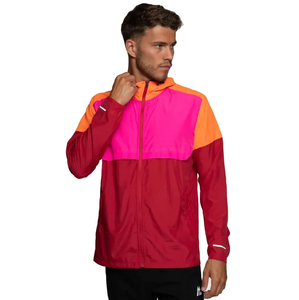OEM vestes en impression personnalisées pour hommes veste coupe-vent boutonnée imperméable avec design personnalisé - Product Image 1