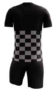 Maillot d'équipe uniforme de football short en polyester respirant ensemble de football à séchage rapide hommes enfants logo personnalisé tenue de sport d'entraînement - Product Image 6