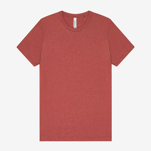 Ropa personalizada Tri-blend Unisex Camiseta Unisex Cuello redondo Camiseta de algodón fino/180 GSM Single Jersey Camisetas - Product Image 1