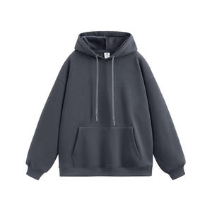 Vente en gros de sweats à capuche en molleton de haute qualité, 450 g/m², poids lourd, unisexe, couleur unie, hiver, épais, chaud, en coton - Product Image 4
