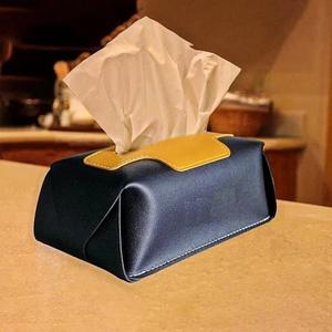 Caja de Pañuelos Cuadrada de Última Moda 2026, Cubierta de Cuero de Lujo para Caja de Pañuelos, para Hotel, Oficina, Hogar, Caja de Servilletas al por Mayor - Product Image 2