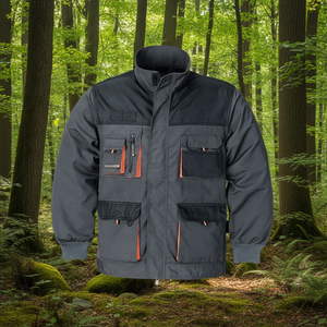 Veste de sécurité et de survie pour homme, taille 54, couleur gris foncé/noir/orange - Product Image 3