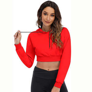 Kivotech Custom Screen Print Cotton Pullover Hooded Crop Top Hoodies for Women <b>Tie</b> <b>Dye</b> Best Manufacturing Wholesale Low Price - Product Image 4