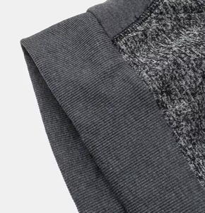 เสื้อฮู้ดดี้ผู้ชายคุณภาพสูง ผลิตจากโพลีเอสเตอร์/คอตตอน เป็นมิตรต่อสิ่งแวดล้อม ระบายอากาศได้ดี เหมาะสำหรับฤดูหนาว พิมพ์ลายดิจิทัล สีพื้น สไตล์ลำลอง - Product Image 5