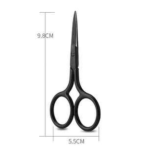 Tijeras para recortar pestañas y cejas, Tijera para ojos de hoja recta para belleza, cutícula afilada, tijeras para recortar uñas - Product Image 1