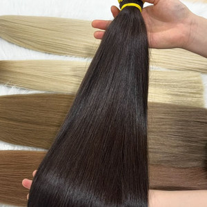 Extensiones de Cabello Humano Natural Remy Indio de Alta Calidad a Precio de Fábrica al por Mayor, Cabello Virgen Crudo con Cutícula Alineada - Product Image 6