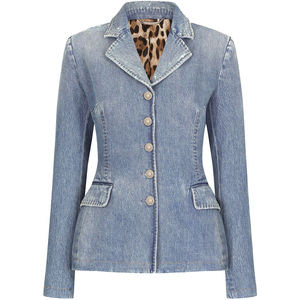 Chaqueta vaquera de manga larga para mujer, precio barato, de alta calidad, transpirable, a la moda de primavera, chaqueta vaquera decorativa de nailon - Product Image 1