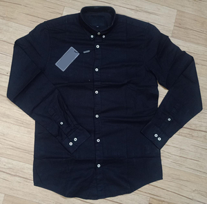 Haute qualité 100% coton Oxford hauts hommes à manches longues affaires chemise formelle Slim Fit doux automne ODM approvisionnement - Product Image 3